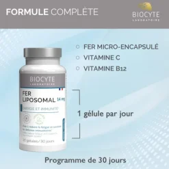 Biocyte Fer Liposomal gélules
