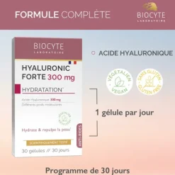 Biocyte Hyaluronic Forte 300 mg Anti-âge gélules