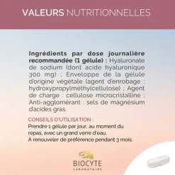 Biocyte Hyaluronic Forte 300 mg Anti-âge gélules