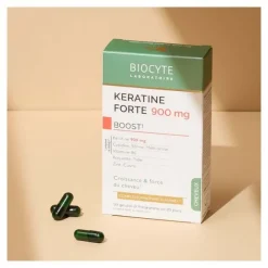 Biocyte Kératine Forte 900 mg Boost gélules