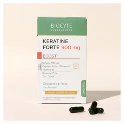 Biocyte Kératine Forte 900 mg Boost gélules