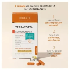 Biocyte Terracota Autobronzant gélules