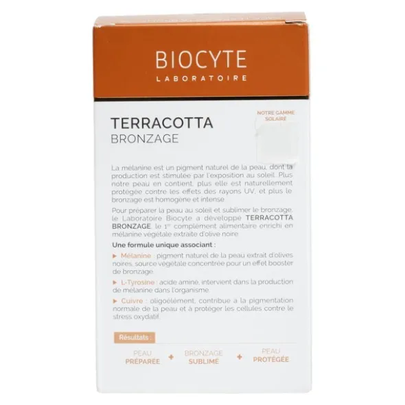 Biocyte Terracotta Bronzage gélules