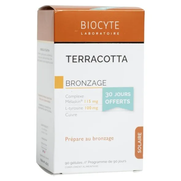 Biocyte Terracotta Bronzage gélules