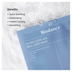 Biodance masque hydrogel hydro cera nol real deep mask