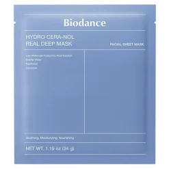 Biodance masque hydrogel hydro cera nol real deep mask