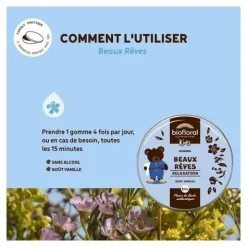 Biofloral Fleurs de Bach Gummies enfant Beaux rêves bio