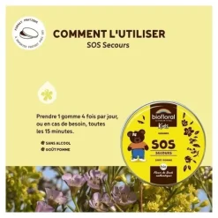 Biofloral Fleurs de Bach gummies enfant SOS Secours bio