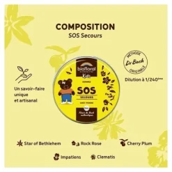 Biofloral Fleurs de Bach gummies enfant SOS Secours bio