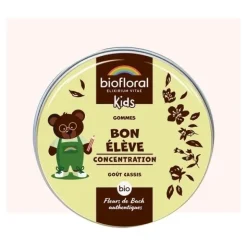 Biofloral Fleurs de Bach gummies enfant Bon élève bio