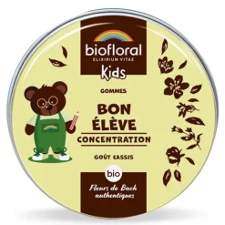 Biofloral Fleurs de Bach gummies enfant Bon élève bio