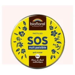 Biofloral Fleurs de Bach Pastilles SOS Nuit paisible bio