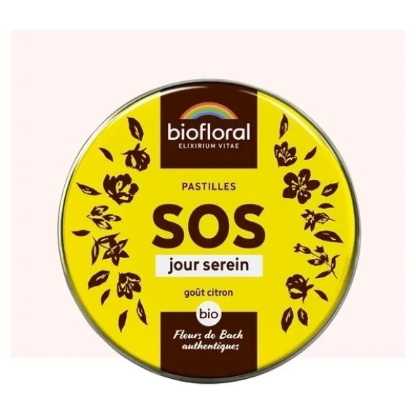 Biofloral Fleurs de Bach Pastilles Secours Jour serein bio