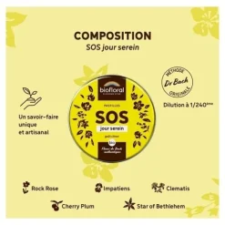 Biofloral Fleurs de Bach Pastilles Secours Jour serein bio
