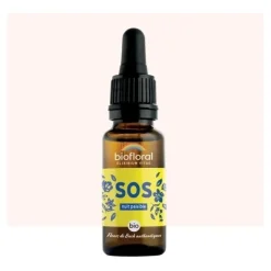 Biofloral Fleurs de Bach SOS Nuit paisible gouttes bio