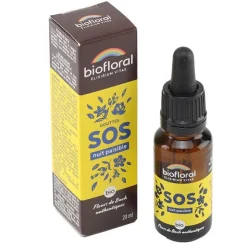 Biofloral Fleurs de Bach SOS Nuit paisible gouttes bio