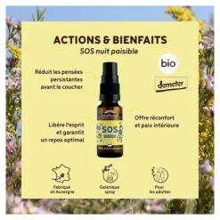 Biofloral Fleurs de Bach SOS Nuit paisible gouttes bio