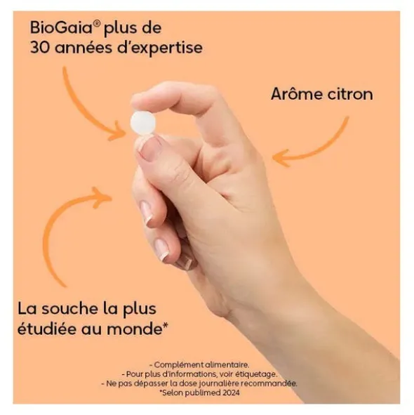 Biogaia comprimés probiotiques à croquer