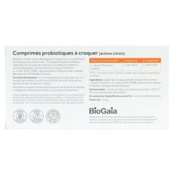 Biogaia comprimés probiotiques à croquer