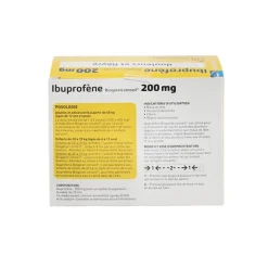 Biogaran Ibuprofène 200 mg stick sans sucre