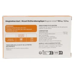 Biogaran pastilles miel-citron Amylmétacrésol/alcool dichlorobenzylique