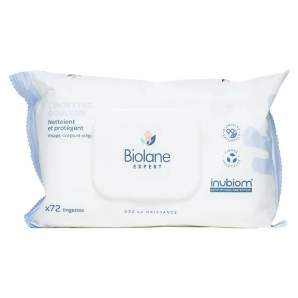 Biolane Expert lingettes douceur