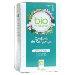 Bio Nutrisanté Infusion Confort de la gorge sachets