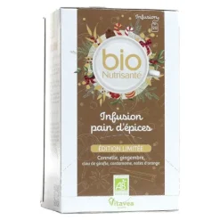 Bio Nutrisanté infusion pain d'épices sachets