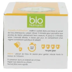 Bio Nutrisanté infusion Taux de sucre sachets