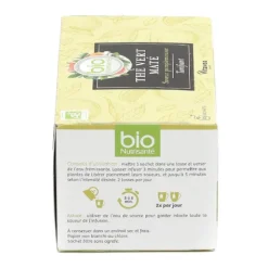 Bio Nutrisanté Thé vert Maté Tonifiant Sachets