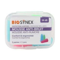 Biosynex Protections auditives Mousse anti bruit