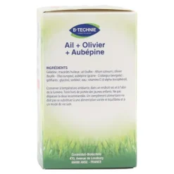 Biotechnie Ail Olivier Aubépine capsules