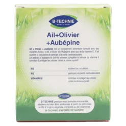 Biotechnie Ail Olivier Aubépine capsules