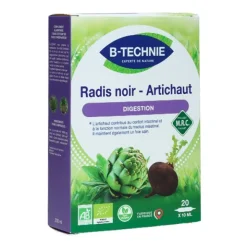 Biotechnie Radis noir Artichaut ampoules