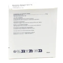 Biotine injectable ampoule