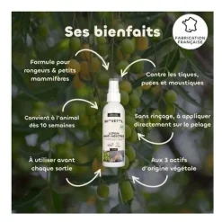 Biovetol lotion anti insectes Rongeurs et Petits Mammifères