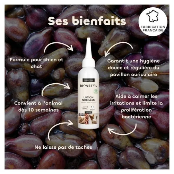 Biovetol Lotion oreilles chien et chat