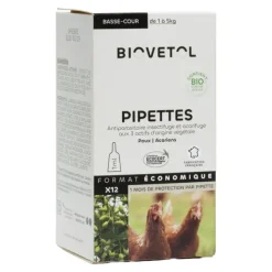 Biovetol Pipettes antiparasitaires Basse cour