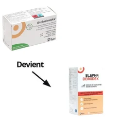 Blephademodex lingettes imprégnées