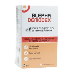 Blephademodex lingettes imprégnées