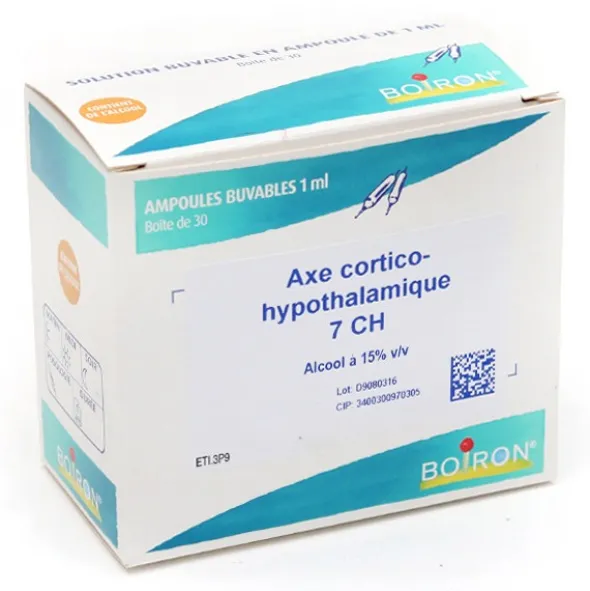 Boiron Axe Cortico-Hypothalamique 7 CH ampoules buvables