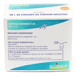Boiron Axe Cortico-Hypothalamique 7 CH ampoules buvables