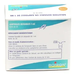 Boiron Calcaire de Versailles 8 DH ampoules buvables