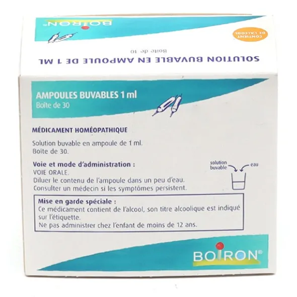 Boiron Glauconie 8 DH ampoules buvables