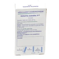 Boiron Ignatia amara pack de granules homéopathiques