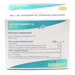 Boiron Lepidolite 8 DH ampoules buvables