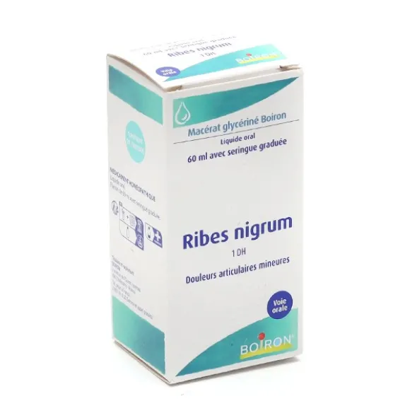 Boiron macérat glycériné Ribes Nigrum bourgeons 1 DH