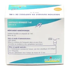 Boiron Nerf Sciatique 7 CH ampoules buvables