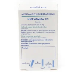 Boiron Nux Vomica 9 CH pack de granules homéopathiques