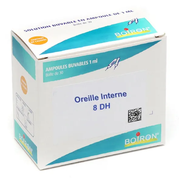 Boiron Oreille interne 8 DH ampoules